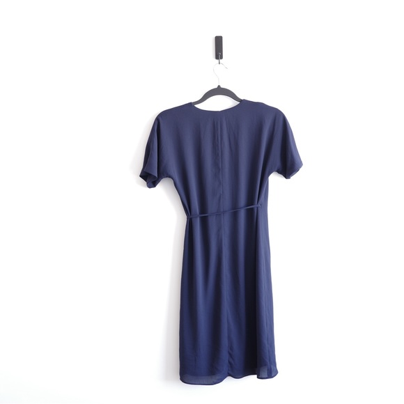 Babaton Wallace Wrap Dress Pure Indigo Size US XXS - Picture 2 of 5